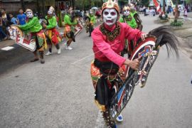 Parade budaya HUT Kabupaten Semarang