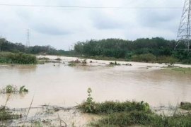 2 Jalan Provinsi Rusak di Kuansing, 50 Rumah Terendam Banjir