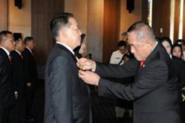 Menhan lantik enam pejabat eselon I Kemhan