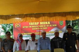 Buka Tatap Muka dengan Tim Wasev TMMD ke-101, Ini Sambutan Pj Bupati Inhil