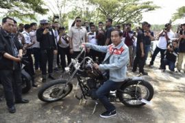 Jokowi "touring" ke Sukabumi bareng klub motor, ini komentarnya