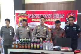 polres ungkap 225 kasus selama sikat intan