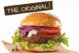 Burger unik yang dibuat dari cacing kerbau mengandung protein tinggi