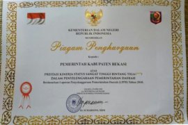 Pemkab Bekasi peringkat ke-27 LPPD tingkat nasional