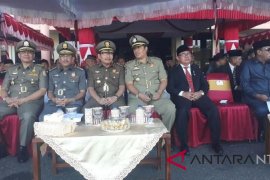 Wabup Lombok Utara Hadiri HUT Pol PP