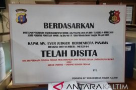 Polisi sita kapal MV Ever Judger sebagai barang bukti