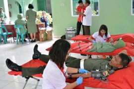 Donor darah di Denpom Pematangsiantar