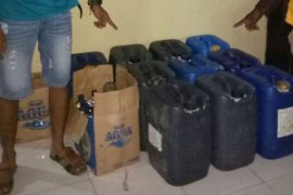 Polres Ngawi Amankan Ribuan Liter Minuman Keras
