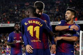 Dembele tampil menawan saat Barca tundukkan Villarreal
