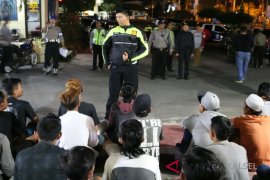 Polres Banjarbaru Amankan Puluhan Motor Pebalap Liar