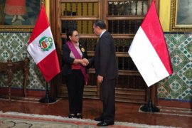 Retno Marsudi terima penghargaan dari Pemerintah Peru