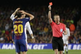 Sergi Roberto diskors empat pertandingan karena menyerang Marcelo