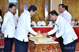 47 organisasi perangkat daerah sumut sepakati kinerja