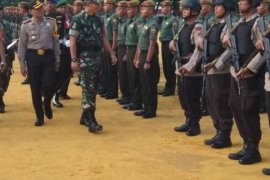 Dandim Pimpin Apel Gelar Pasukan Menyambut Kedatangan Presiden di Rohil, 800 Personel Siap