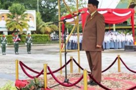 Jadi Irup Harkitnas, Sekda Ajak Masyarakat Jauhi Pengaruh Dunia Digital Yang Negatif