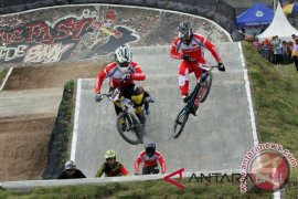 Rio Akbar juara Asia BMX 2018 di Thailand
