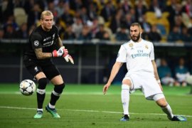 Karius disebut gegar otak pada Final Liga Champions