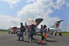 Arus mudik bandara Lanud Wiriadinata
