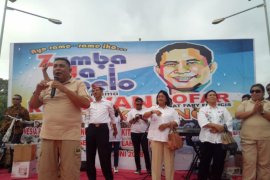 Pilkada 2018 - Ribuan relawan "Sobat Fary" siap menangkan Esthon-Chris