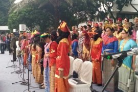 PSM IPB Agria Swara persembahkan 4 lagu di hadapan Presiden RI di Hari Lahirnya Pancasila