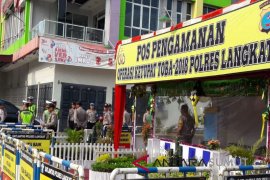 Kapolres Langkat periksa kesiapan pos pengamanan lebaran