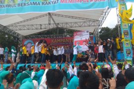 Ribuan simpatisan Asmani-Syahrul hadiri kampanye akbar