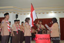Kwarda gerakan Pramuka Kalsel lantik Mabicab-Kwarcab Batola