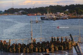 SATGAS RIMPAC TINGGALKAN SORONG