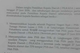 Buat Edaran Wajibkan ASN Nyoblos dan Berfoto, Panwaslu Minta Pemko Pekanbaru Mencabutnya