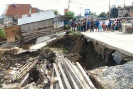 Menyusul Longsor Di Parit 6 Tembilahan, BPBD Inhil Imbau Warga Untuk Mengungsi