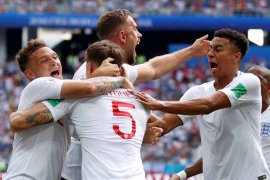 Inggris tundukkan Kolombia lewat drama adu penalti