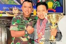Berprestasi dunia, Danrem jadikan Fauzan Noor anak asuh