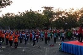 Ratusan Peserta "Prolanis" Ikut Senam BPJS Kesehatan