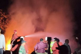 Rumah Industri Gamping di Ponorogo Terbakar