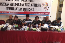 KPUD Labusel rekapitulasi suara Pilgubsu