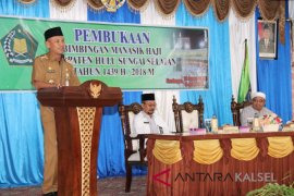 284 orang calon jamaah haji HSS ikuti bimbingan manasik
