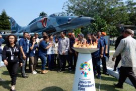 Api obor Asian Games 2018 lintasi kota pertama
