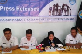 BNNK Bangka harapkan semua pihak berantas narkoba