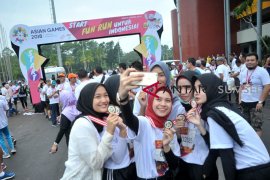Keseruan Fun Run Road to Asian Games