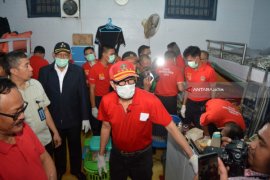 Inspeksi Mendadak Menkumham di Lapas Porong