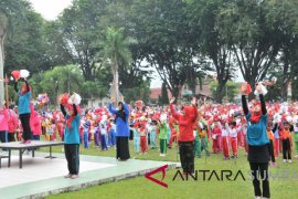 100 anak PAUD Sijunjung ikut meriahkan HAN 2018