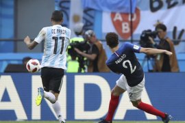 Sepakan Benjamin Pavard menjadi gol terbaik di Piala Dunia 2018