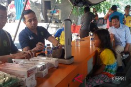 Pengungsi kebakaran diserang batuk