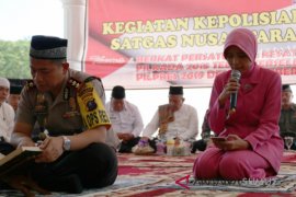 Polres tabliqh akbar songsong pilpres dengan kebersamaan