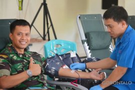 Satradar 224 AURI Kwandang Gelar Donor Darah