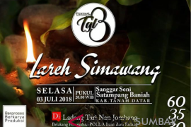 Sanggar Satampang Baniah tampilkan Lareh Simawang di Padang