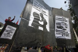 Unjuk rasa aktivitas jalur tambang