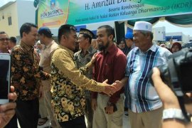 Di Batam, Wabup Dharmasraya sampaikan hasil pembangunan kepada perantau