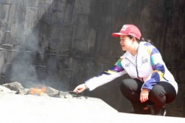Menko PMK Puan Maharani resmikan pengambilan api Mrapen