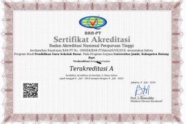 Prodi PGSD Unja raih akreditasi A